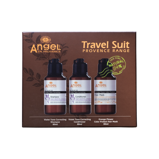 Angel En Provence Lavender Toning Violet Tone Correcting Travel Trio 80ml x3